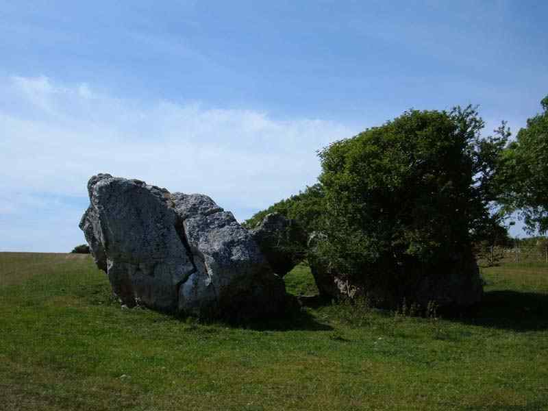 Henblas Burial Chamber in the Shade
