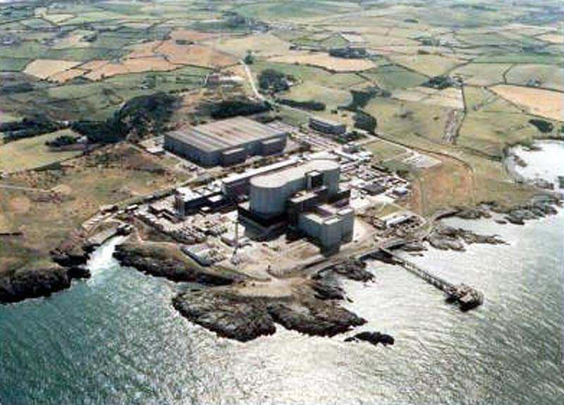 Wylfa Power Station from the air
